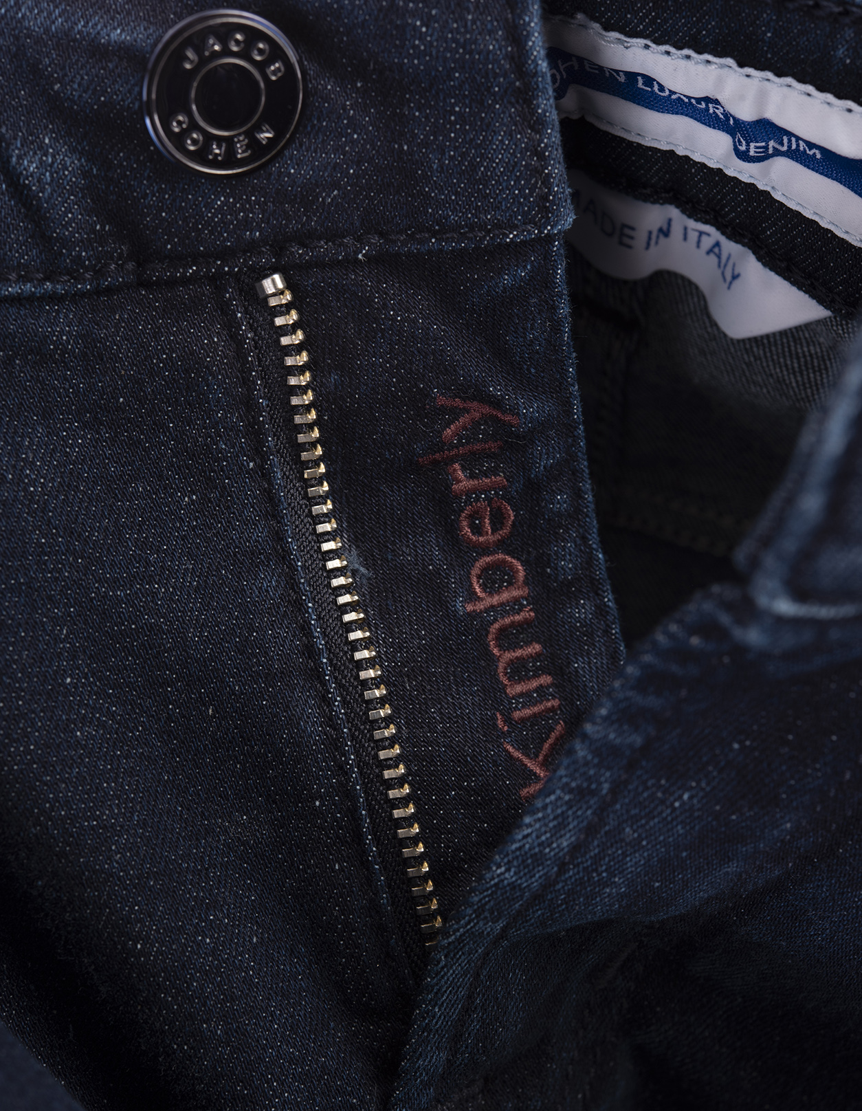 Kimberly Jeans In Dark Blue Denim